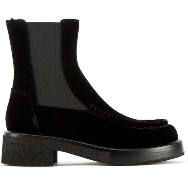 Velvet Chelsea Boots