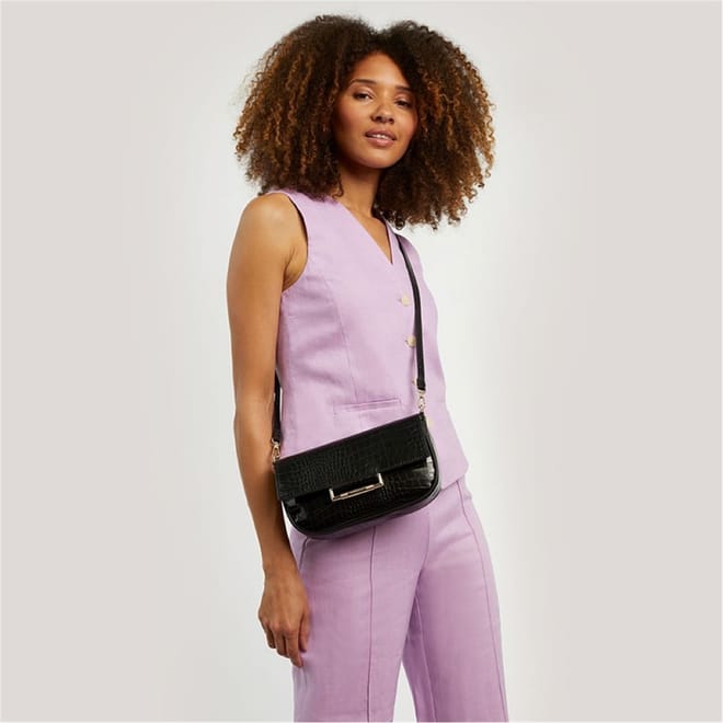 Nova Croc Cross Body Bag