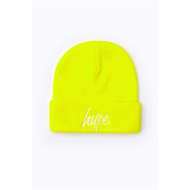 Script Logo Print Beanie