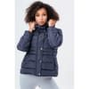Short Hooded Relaxed Fit Coat