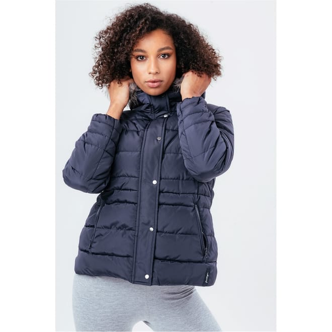 Short Hooded Relaxed Fit Coat