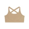 Cropped Scoop Neck Regular Fit Bra