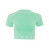 Cropped Crew Neck Slim Fit T-Shirt