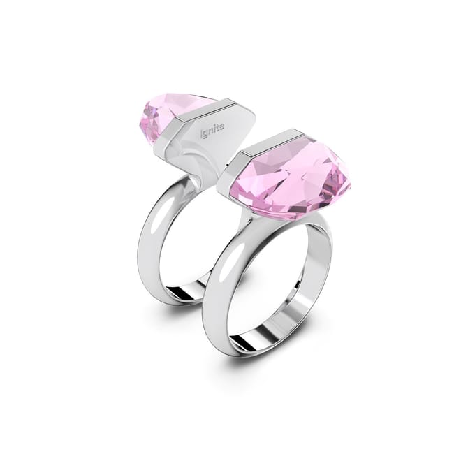 Cubic Zirconia Rose Ring