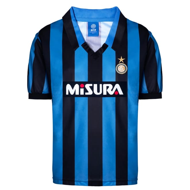 Inter Milan Retro Home Shirt 90 Adults