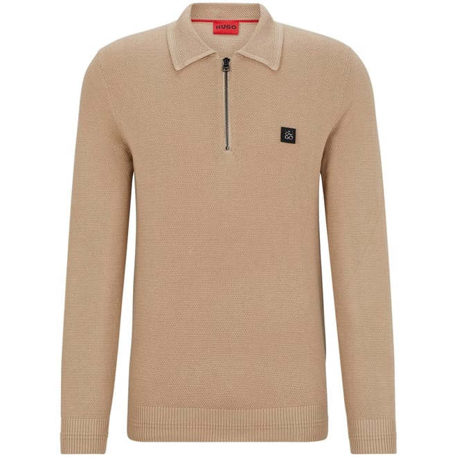 Sastor Zip Neck Polo Sweater