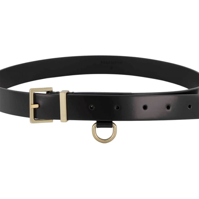 Dring Pin Buckle Leather Belt