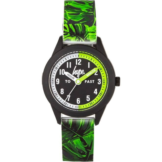 Rubber Strap Analogue Watch