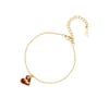 Heart Charm Chain Bracelet