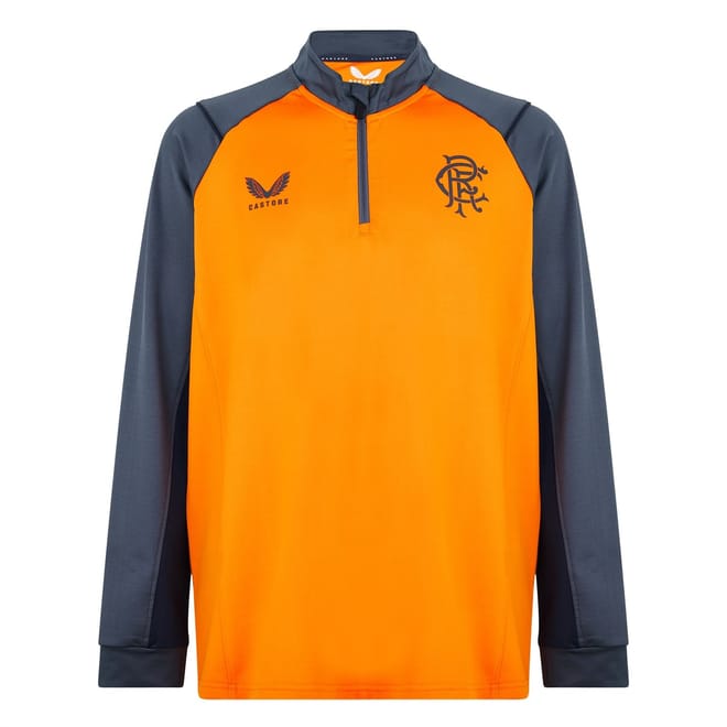 Rangers Fc Zip Neck Regular Fit Sweatshirt