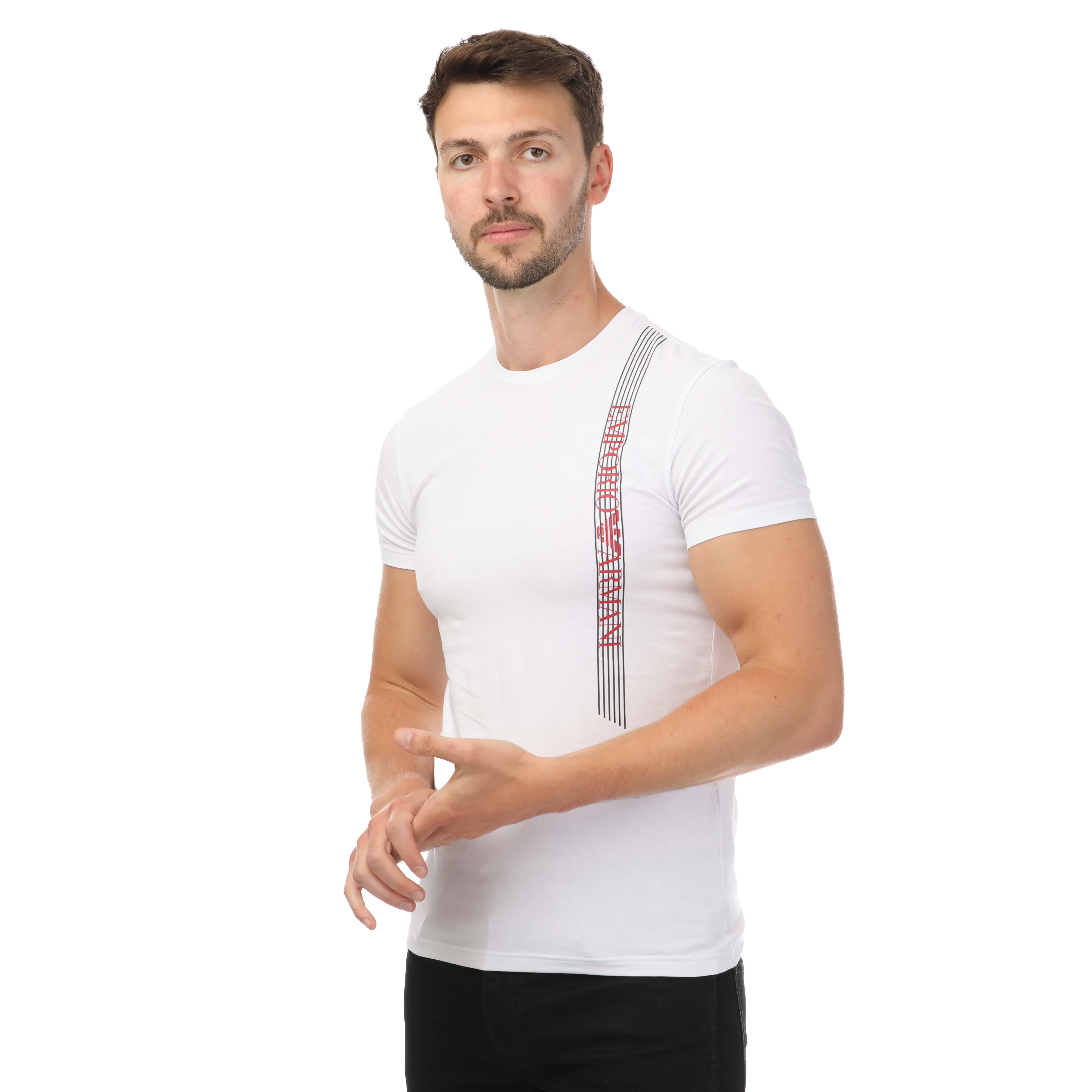 Emporio Armani Loungewear T Shirt in White