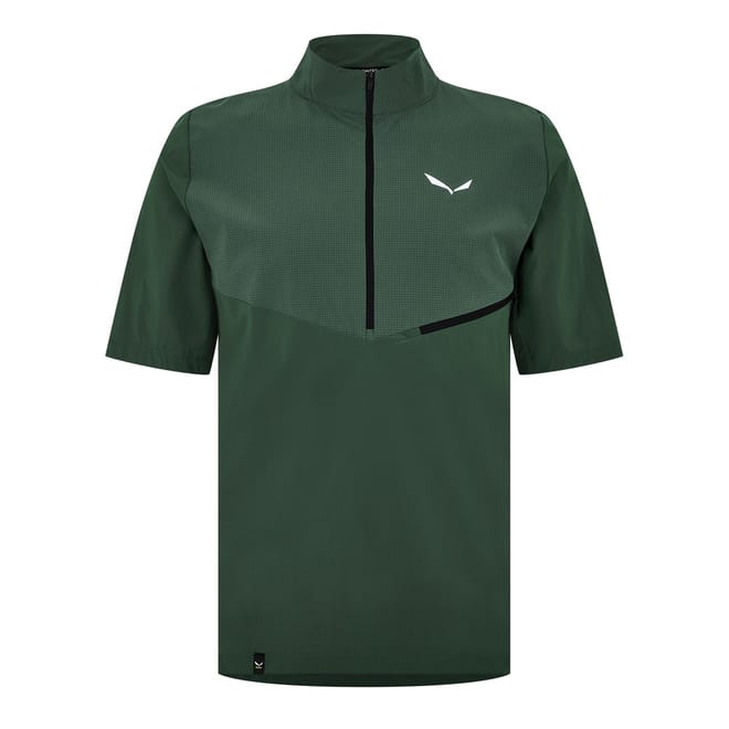 Half-Zip High Neck Regular Fit T-Shirt