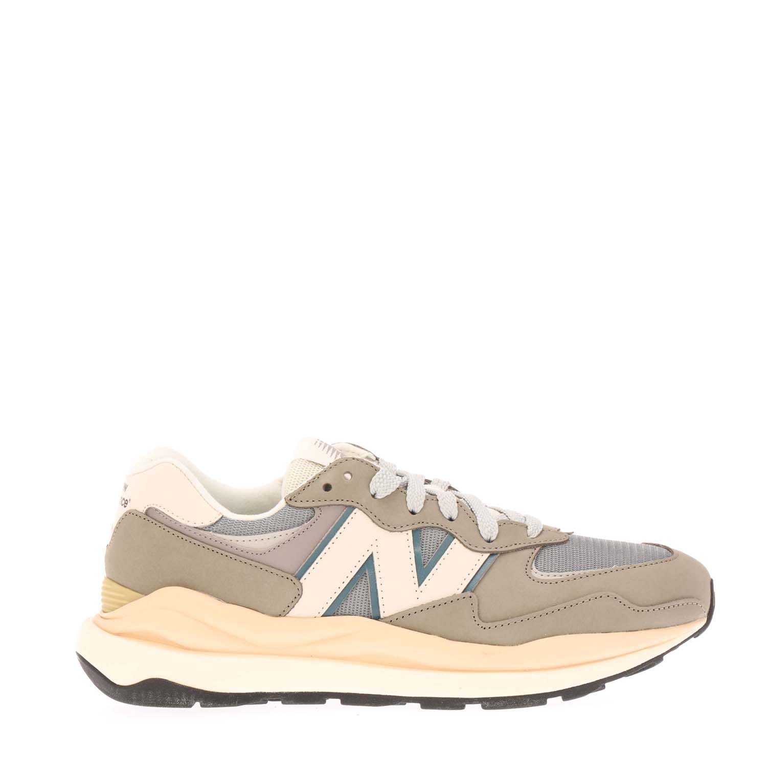 Mens khaki new balance trainers hotsell