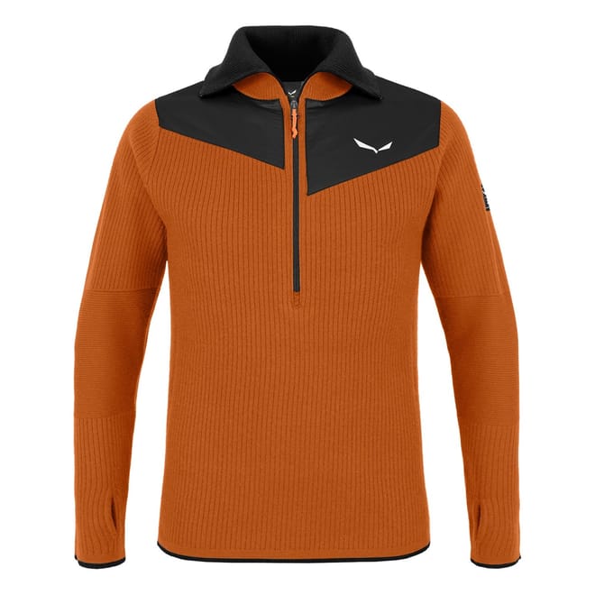 Zip Neck Regular Fit Long Sleeve Sweater