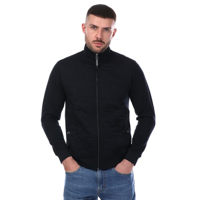 Elgar Onion Quilt Zip Through Sweatshirt