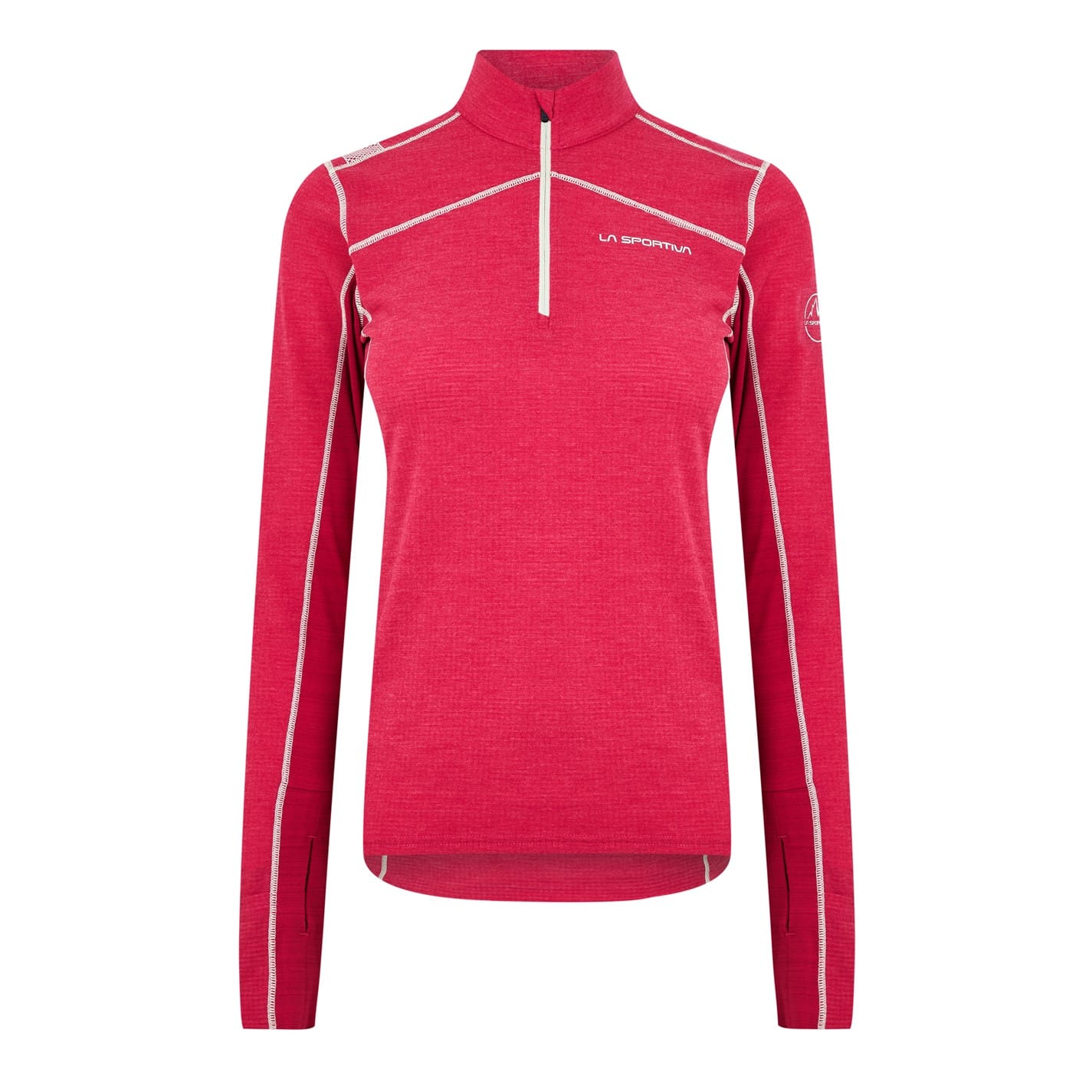 La Sportiva Sport Swift Mock Neck Long Sleeve Sweatshirt in Pink