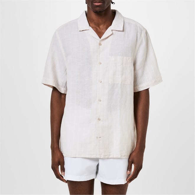 Linen Striped Relaxed Fit Shirt