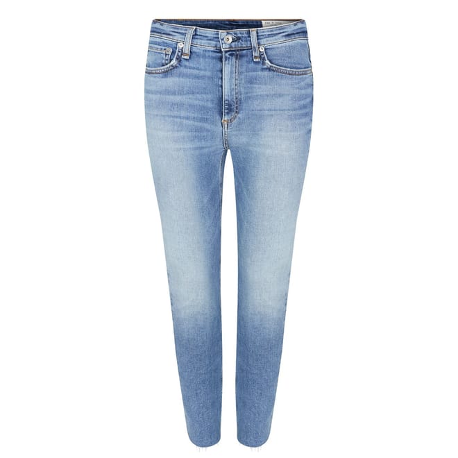 High Rise Ankle Skinny Jeans