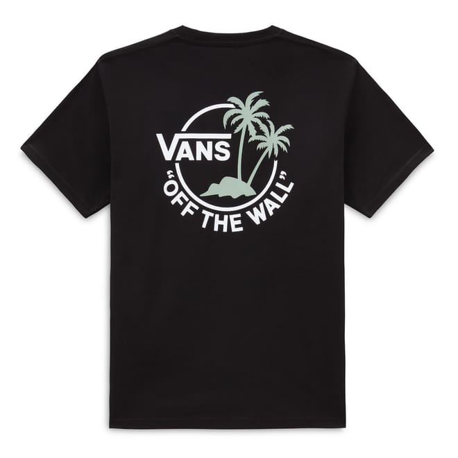 Palm Print Crew Neck Regular Fit T-Shirt