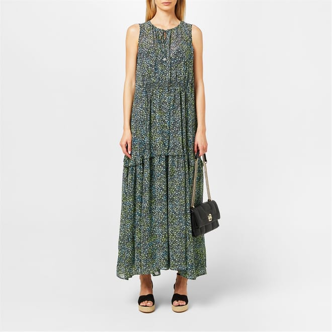 Crew Neck Maxi Dress