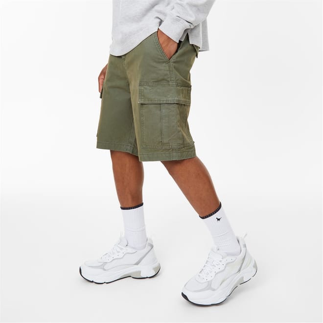 Twill Cargo Shorts