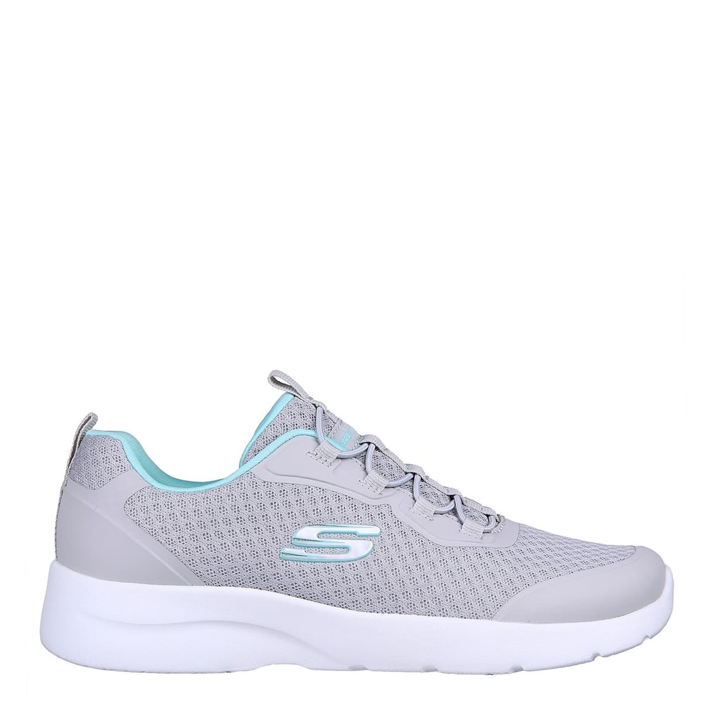 Grey Skechers Womens Dynamight 2.0 Social Orbit Trainers Get The Label