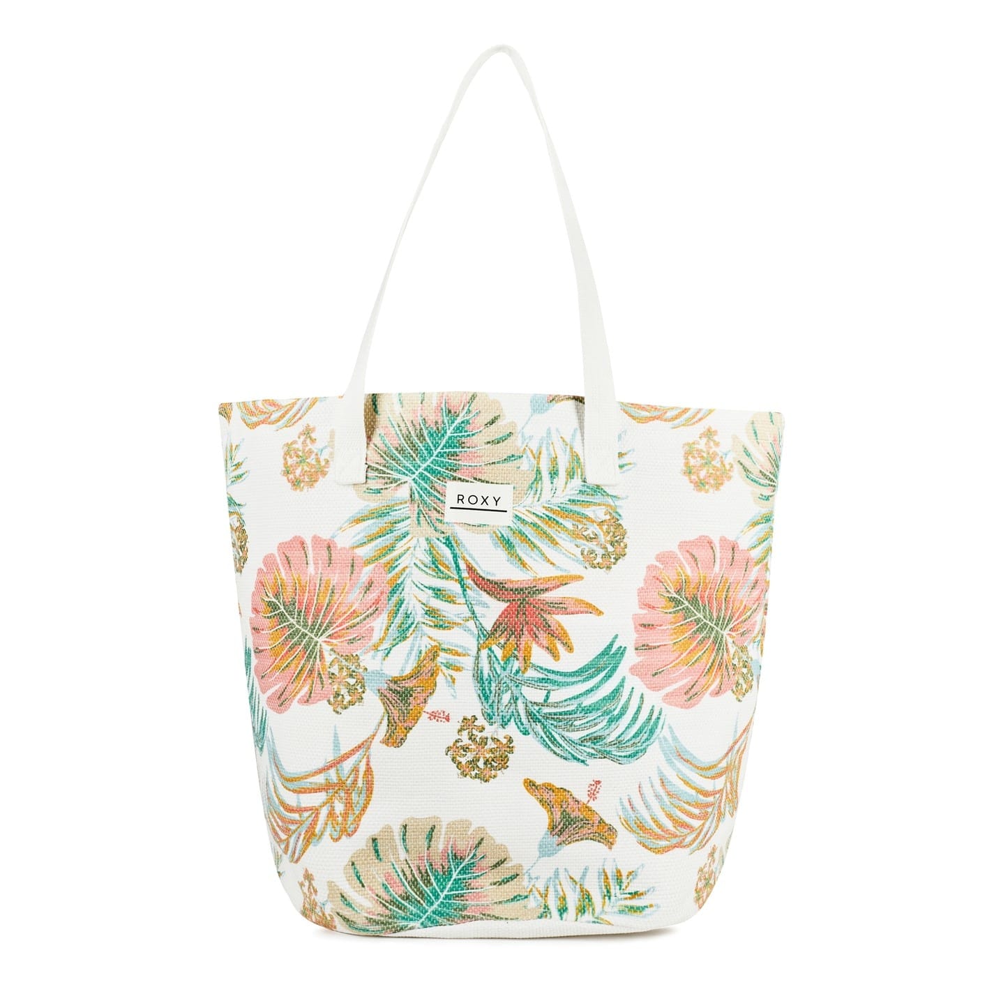 White Roxy Womens Beach Bag Get The Label