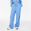 Linen Blend Wide Leg Trousers