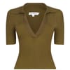 Plait Rib Polo Shirt