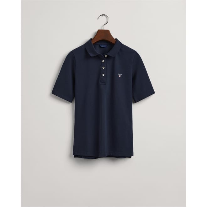 Long Short Sleeved Piqué Polo