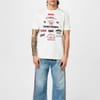 Multi Logo Crew Neck Regular Fit T-Shirt