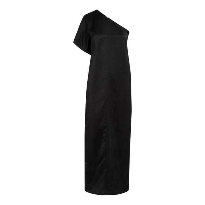 Ck  Asym One Shoulder Midi Slip Dress