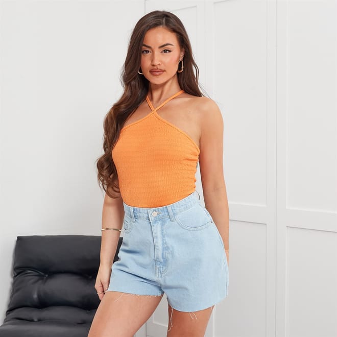 Textured High Apex Bodysuit
