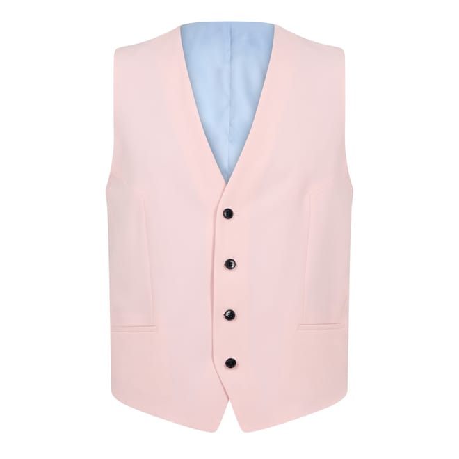Vin Text V Neck Regular Fit Vest