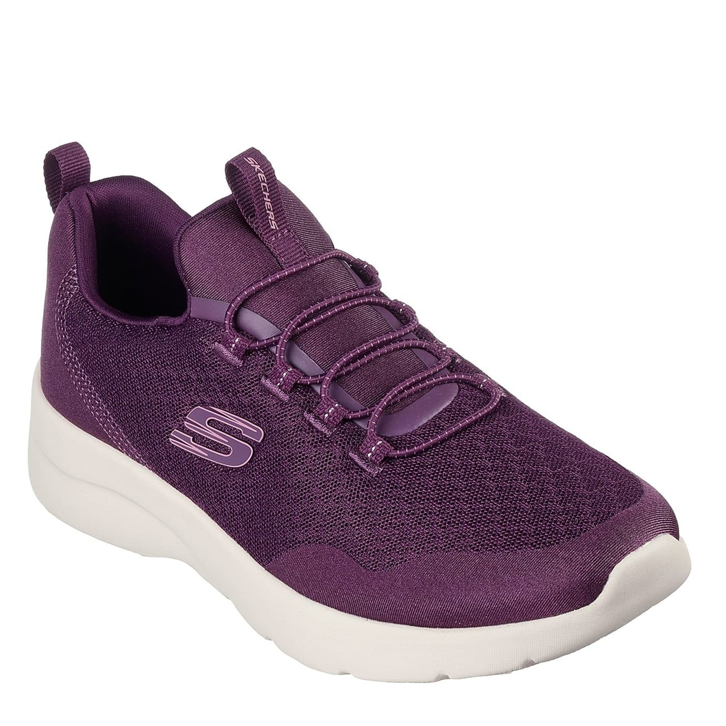 Purple Skechers Womens Dynamight 2.0 Social Orbit Trainers Get The Label