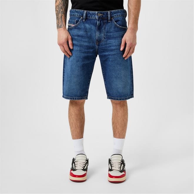 Slim Fit Bermuda Mom Shorts