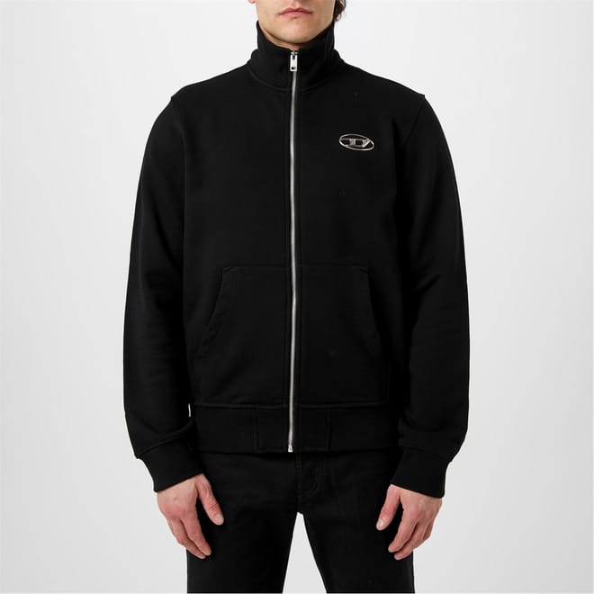 Zip Neck Long Sleeve Regular Fit Sweatshirt