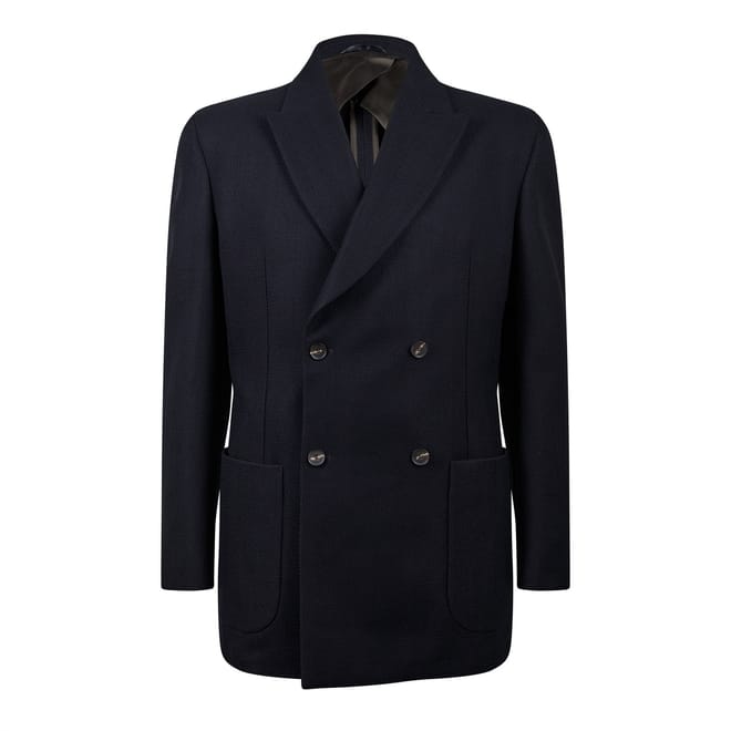 Tailored Fit Herringbone Suit Jacket