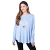 Boat Neck Relaxed Fit Blouse
