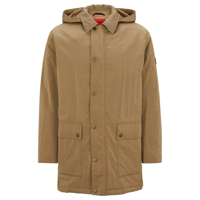 Collared Neck Relaxed Fit Jacket