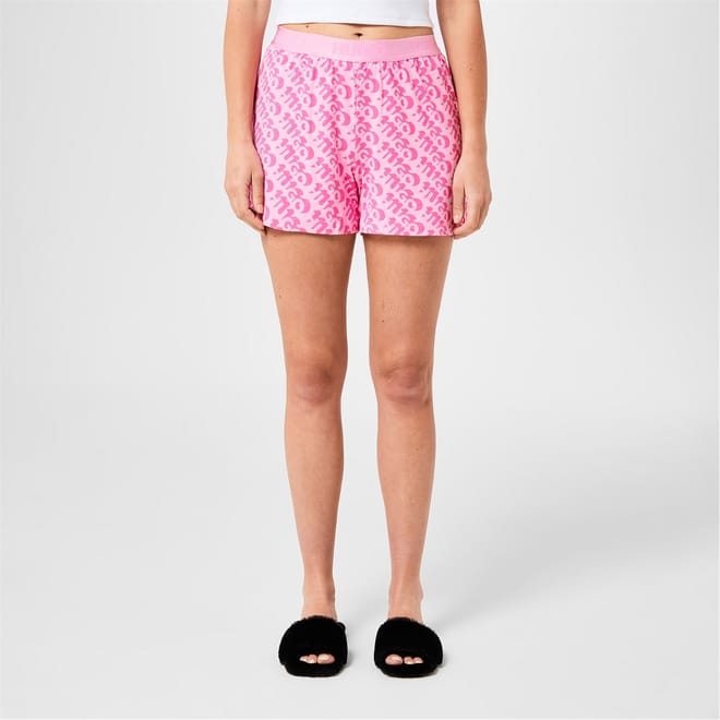 Unite Logo Patterned Pyjama Shorts