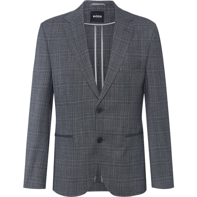 Collared Neck Regular Fit Suit Jacket