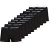 Mens Solid 10 Pack Boxer Trunks
