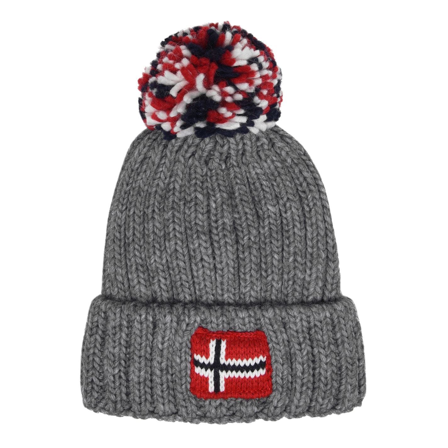 Napapijri bobble hat grey online