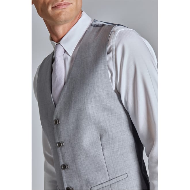 Slim Fit V-Neck Suit Vest