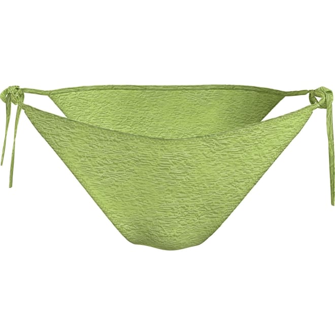 Textured Tie Bikini Bottom