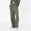 Linen Blend Wide Leg Trousers