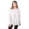 Crew Neck Relaxed Fit Long Sleeve Blouse