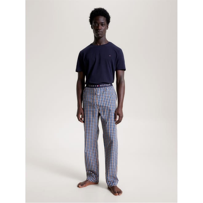 Logo Print Pajama Pants