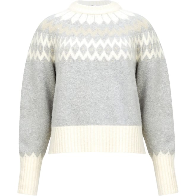 Mock Neck Relaxed Fit Long Sleeve Sweater